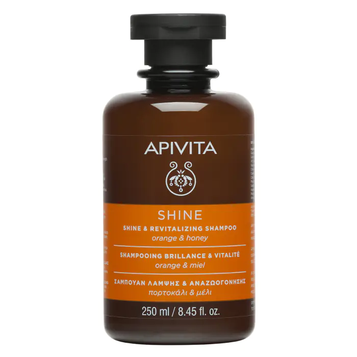 Champu Brillo Y Vitalidad Naranja Y Miel Apivita 250Ml