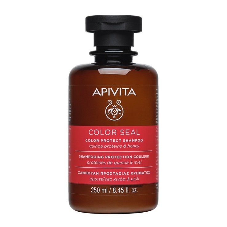 Champu Protector Del Color Con Quinoa Y Miel Apivita 250Ml