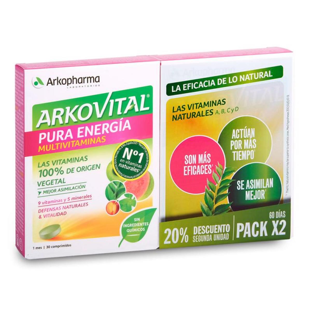 Arkovital Pura Energia Pack 30 Compx2