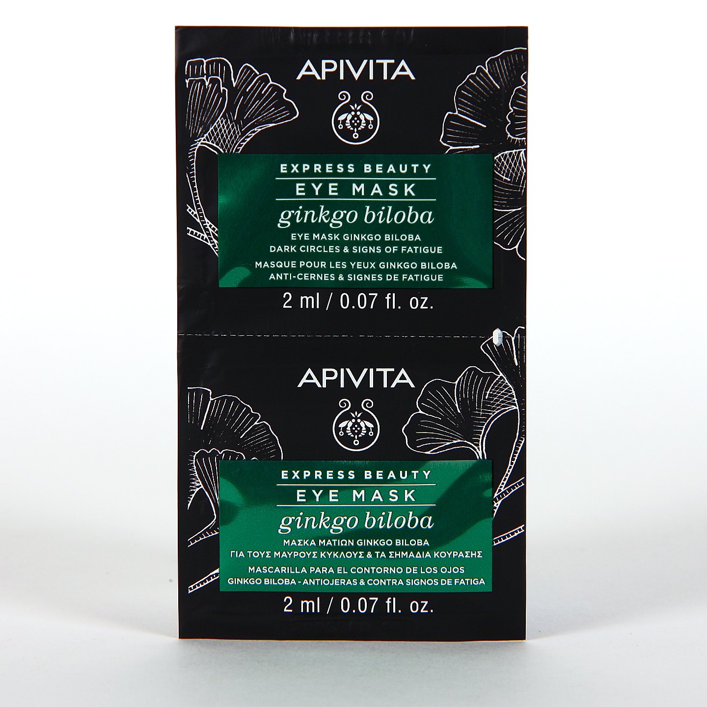 Apivita Express Beauty Contorno Ojos Con Ginkgo Biloba