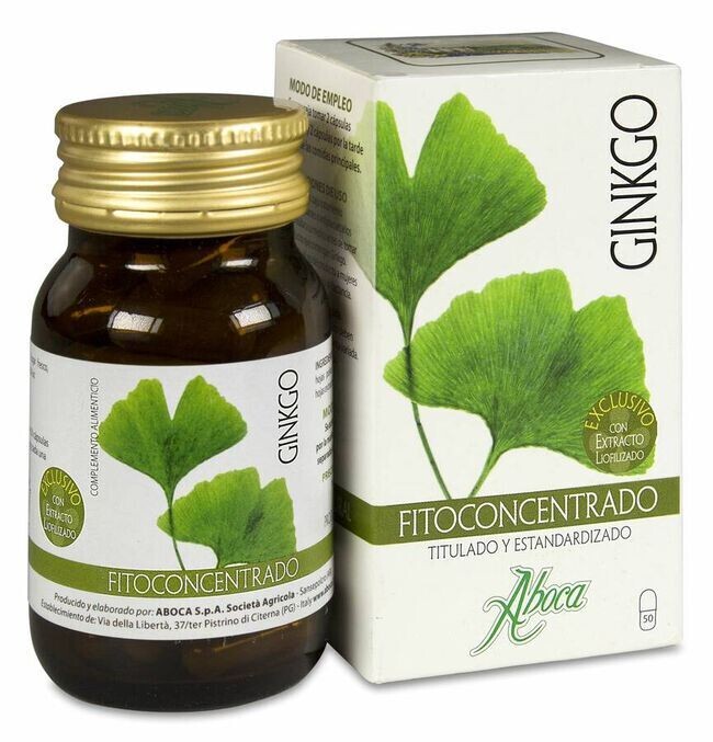 Ginkgo Fitoconcentrado Aboca 500 mg 50 Capsulas
