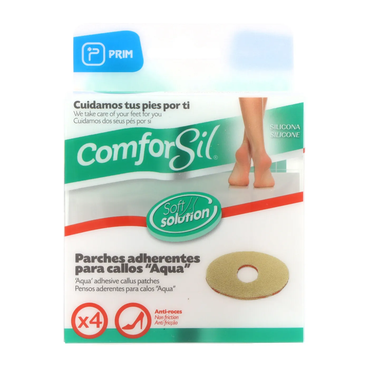 Parches Adherentes Para Callos Comforsil Aqua 4 Unidades Cc327