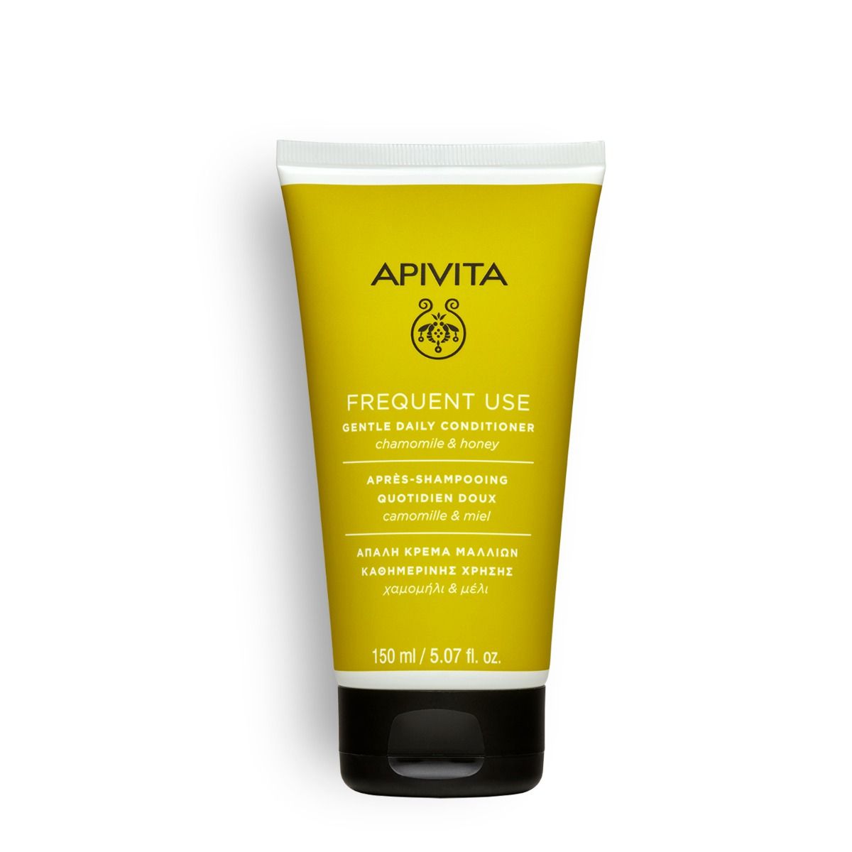 Acondicionador Suave De Uso Diario Camomila Y Miel Apivita 150Ml
