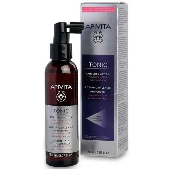 LOCION PARA LA CAIDA DEL CABELLO HIPPOPAE Y PROTEINAS DE LUPINO APIVITA 150ML