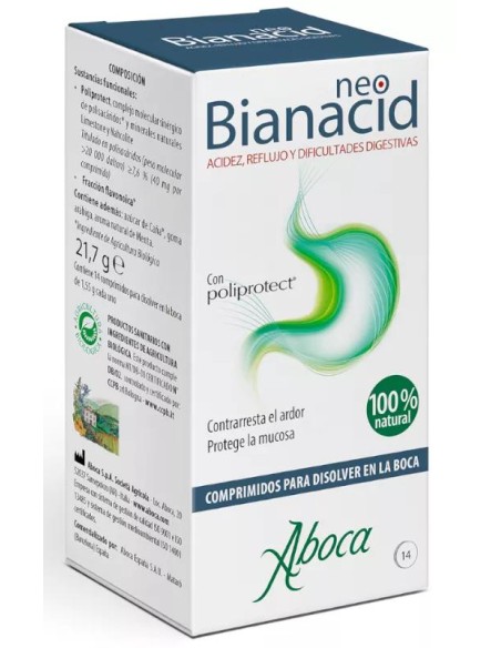 Neobianacid Acidez Y Reflujo 14 Comprimidos Masticables