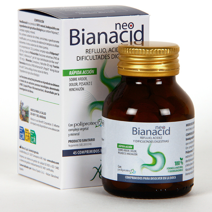 NEOBIANACID ACIDEZ Y REFLUJO 45 COMPRIMIDOS MASTICABLES