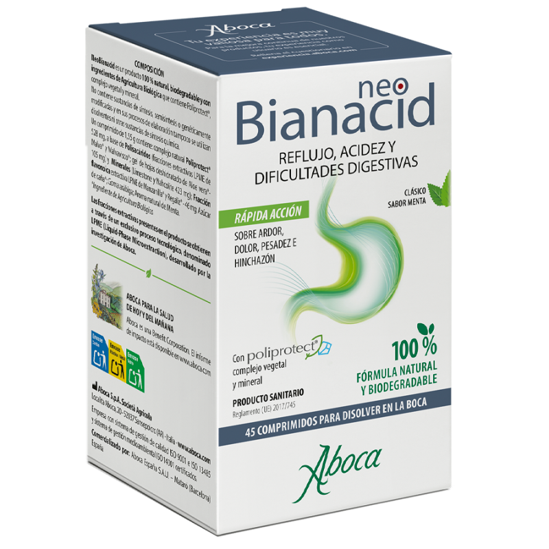 Neobianacid Acidez Y Reflujo 45 Comprimidos Masticables
