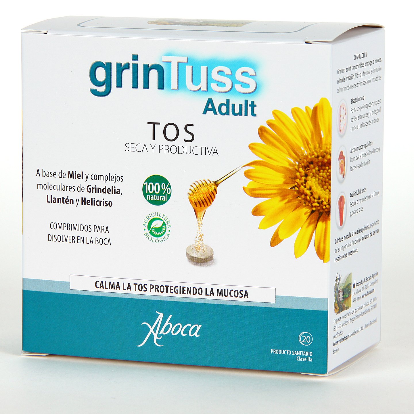 GRINTUSS ADULT CON POLIRESIN 20 COMPRIMIDOS