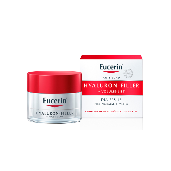 Eucerin Hyaluron Filler Volume Lift Dia Piel Normal Y Mixta 1 Envase 50 ml