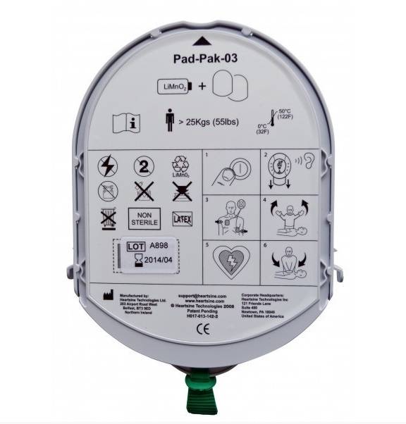 Electrodo-Bateria Pad-Pak-03 Adulto Samaritan