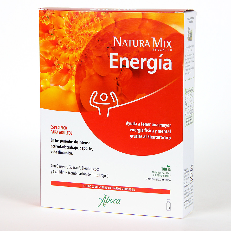 Natura Mix Advanced Energia 10 Frascos Monodosis