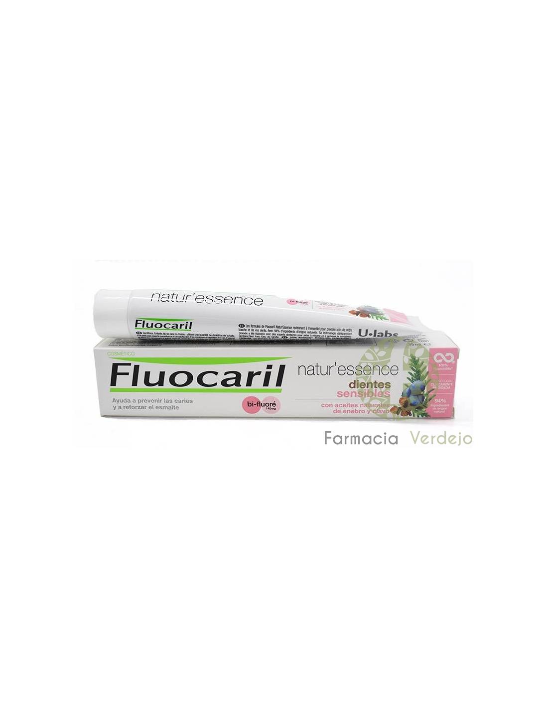 Fluocaril Natur Essence Bi-Fluore 145 mg Dientes Sensibles 1 Tubo 75 ml