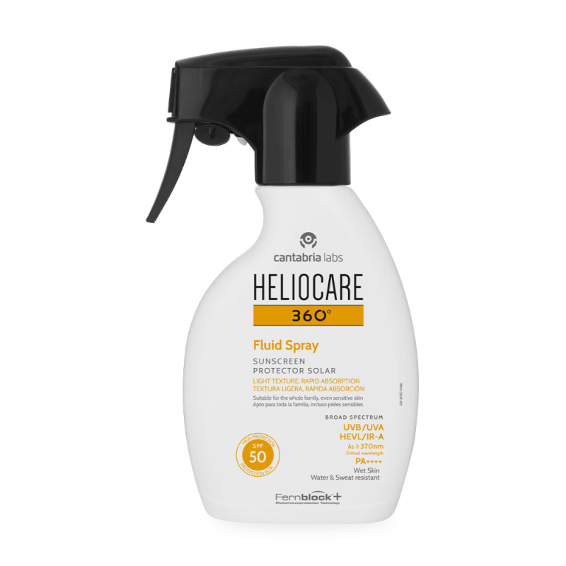 Heliocare 360º Fluid Protector Solar Spray Spf 50 1 Envase 250 ml
