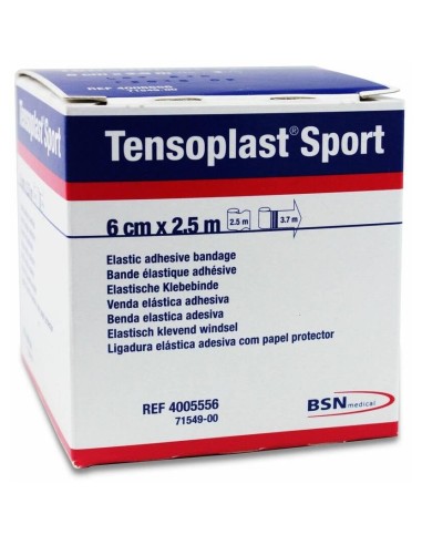 Venda Elastica Adhesiva Tensoplast Sport 1 Unidad 2,5 M X 6 cm