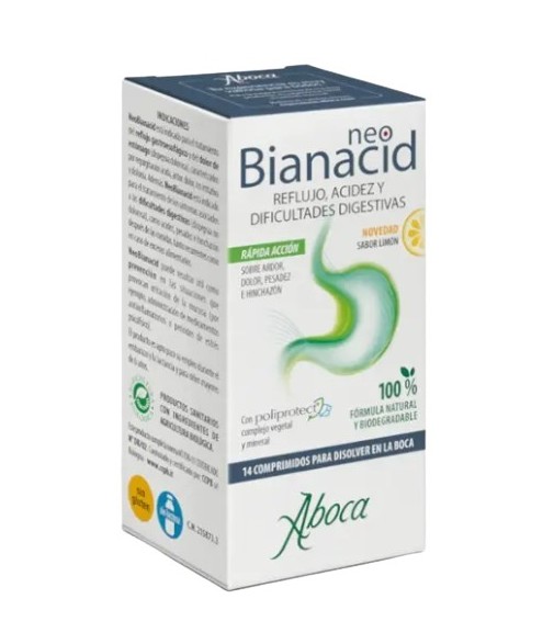 NEOBIANACID 14 COMPRIMIDOS SABOR LIMON