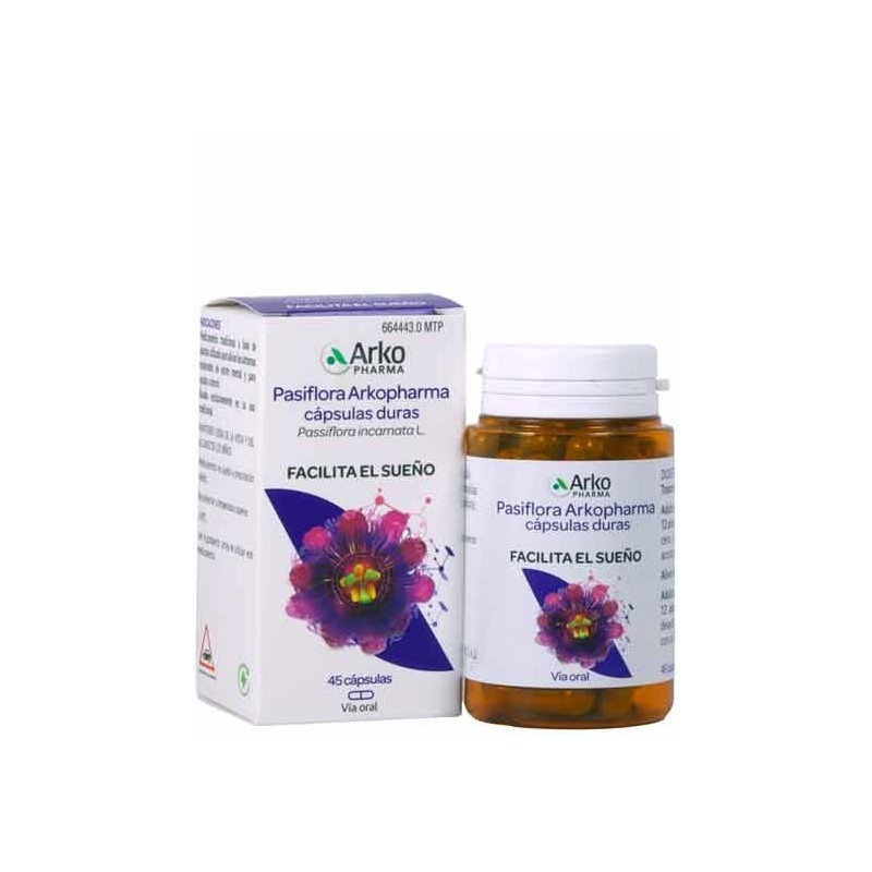 PASIFLORA ARKOPHARMA 300 MG 45 CAPSULAS