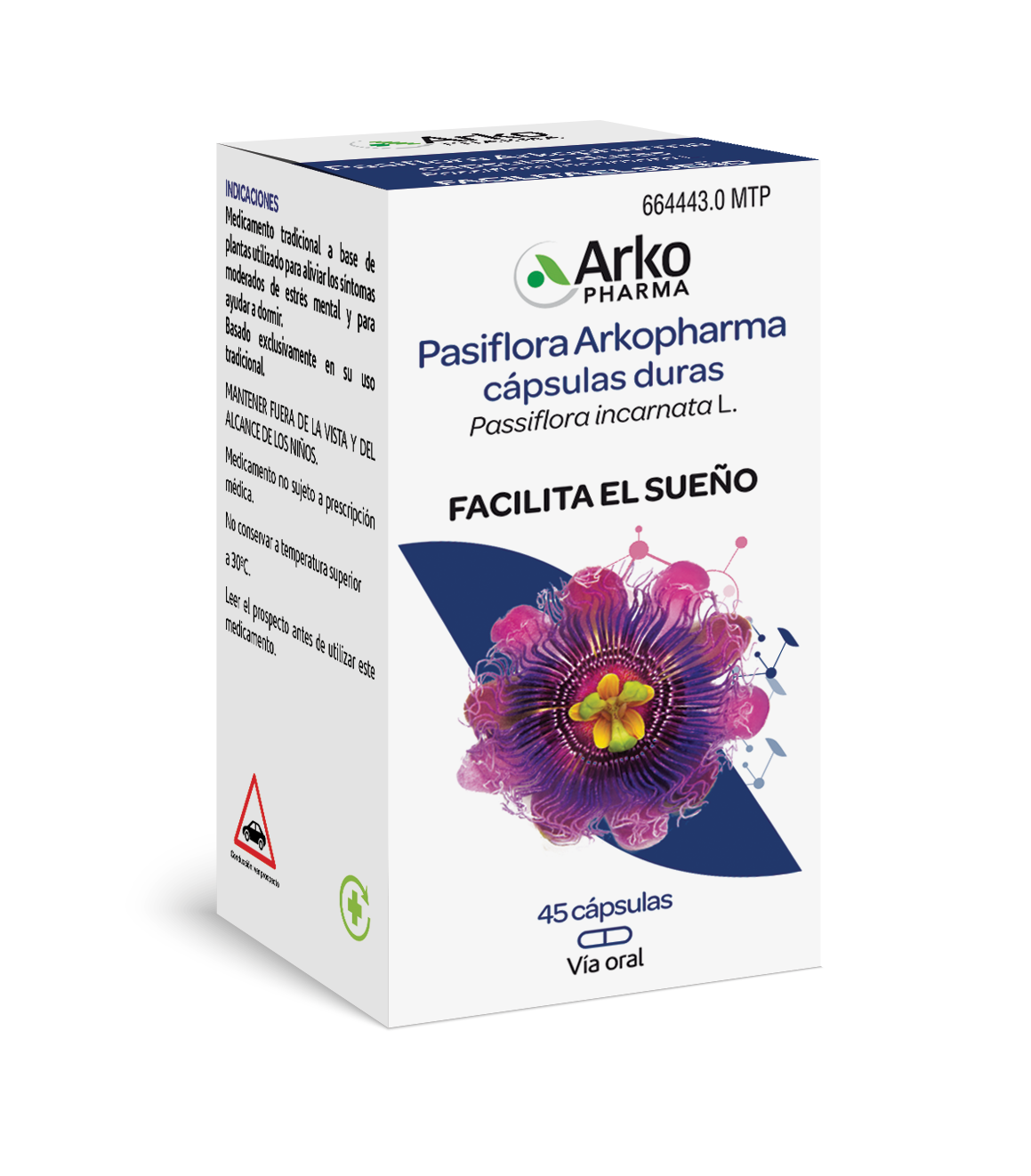 Pasiflora Arkopharma 300 mg 45 Capsulas