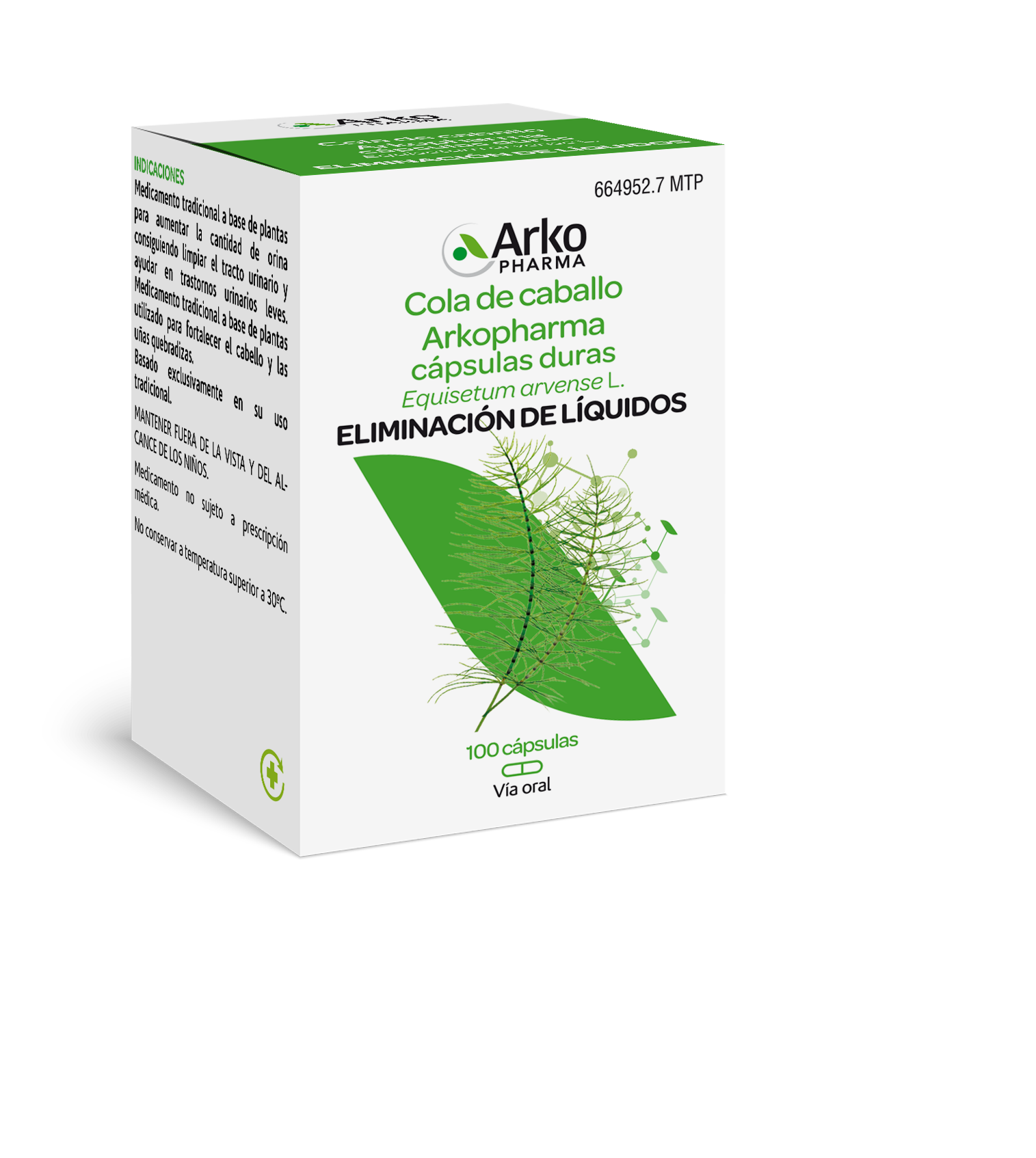 Cola De Caballo Arkopharma 190 mg 100 Capsulas