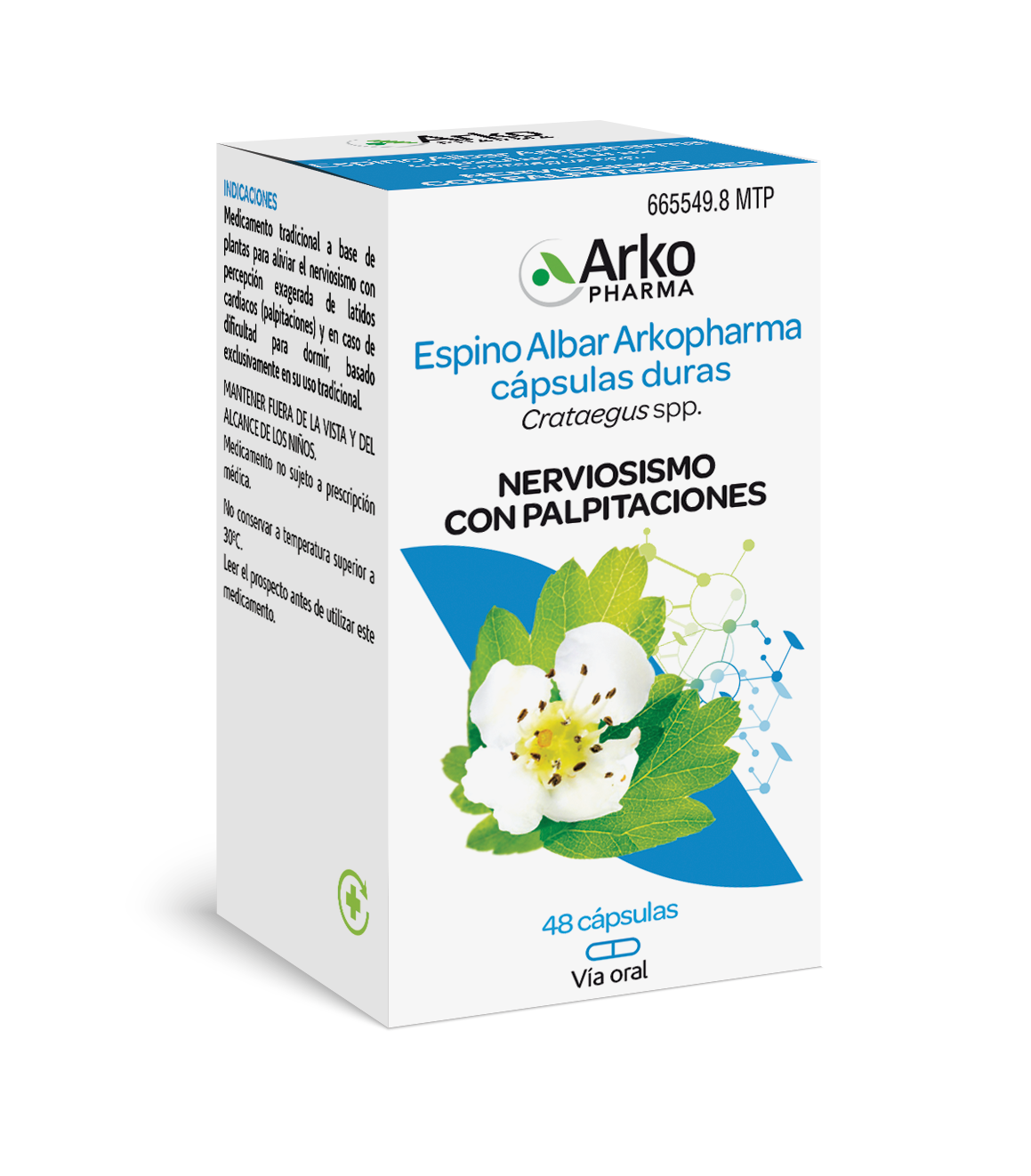 Espino Albar Arkopharma 350 mg 48 Capsulas
