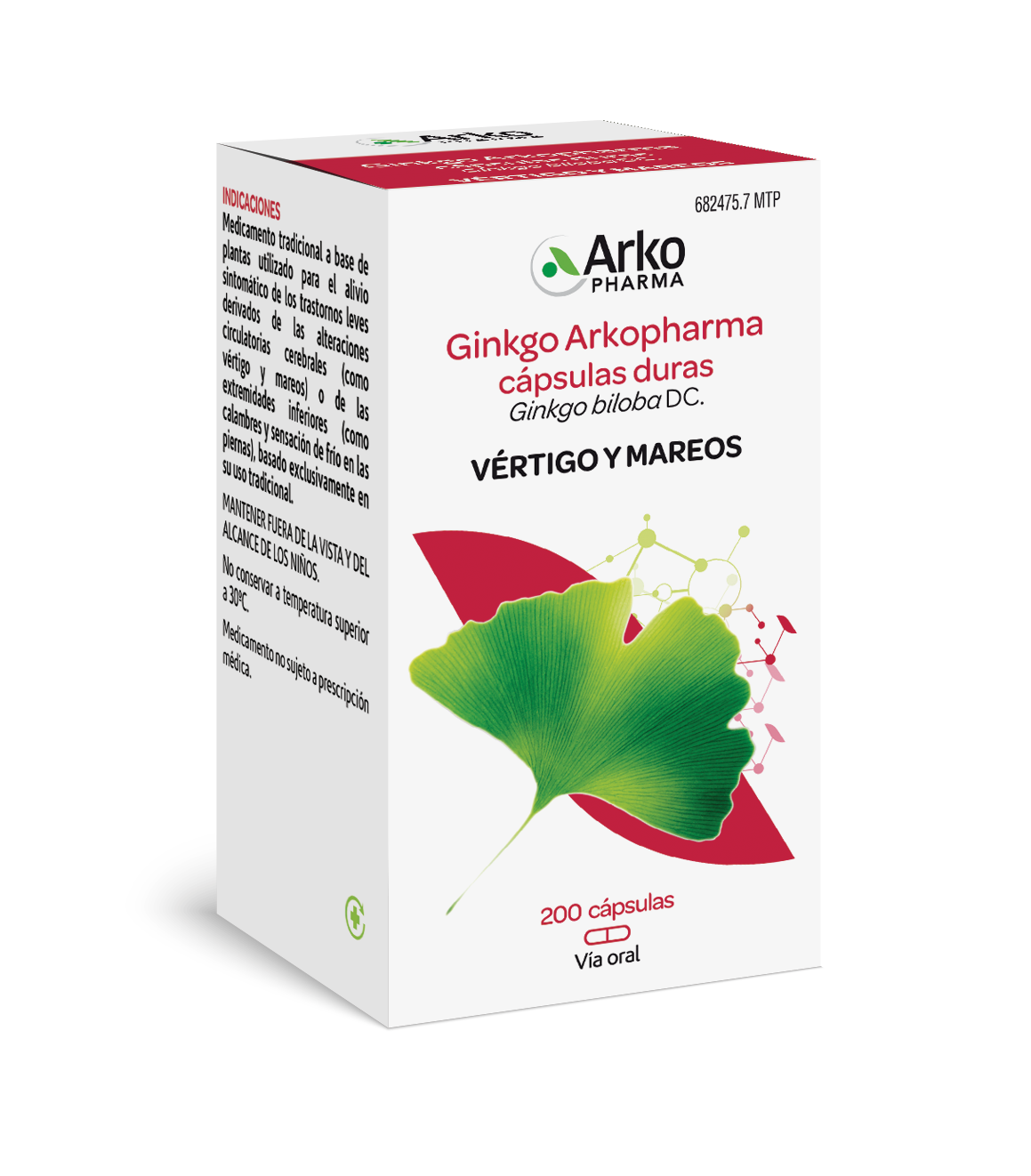 Ginkgo Arkopharma 180 mg 200 Capsulas