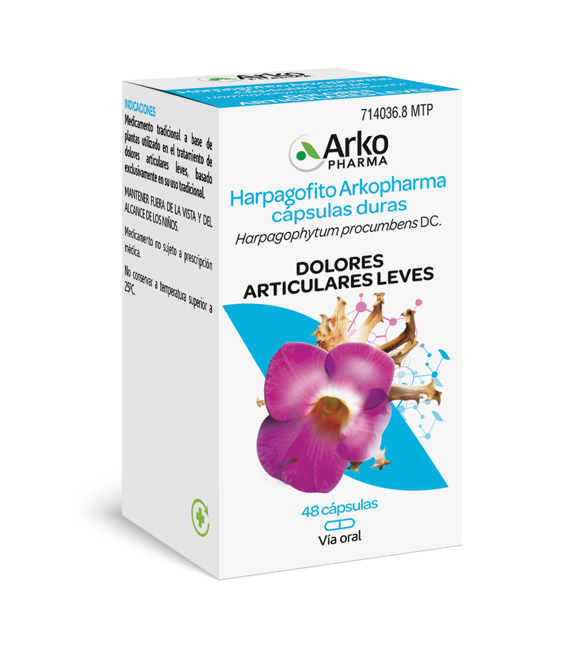 Harpagofito Arkopharma 435 mg 48 Capsulas