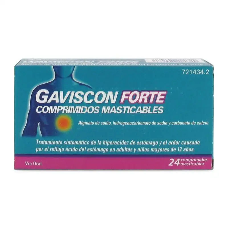 Gaviscon Forte 24 Comprimidos Masticables
